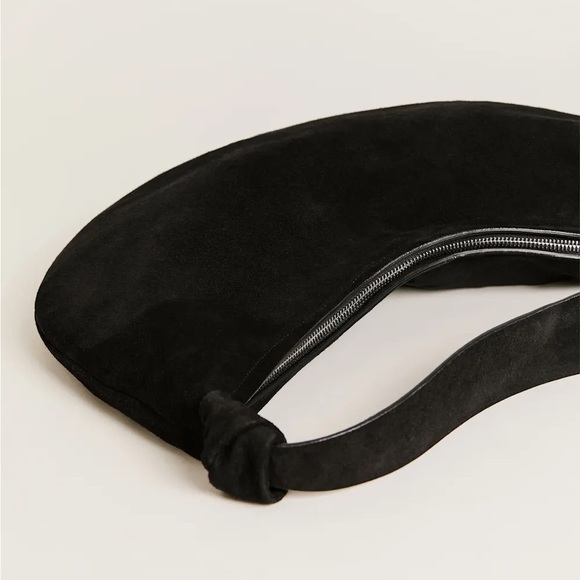 Reformation Rhea Suede Hobo Bag, NEW - Picture 3 of 11